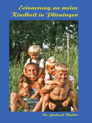 cover image of Erinnerungen an meine Kindheit in Plieningen
